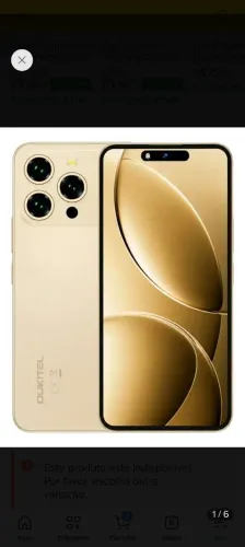 celular oukitel P1Pro 256gb 4+12gb