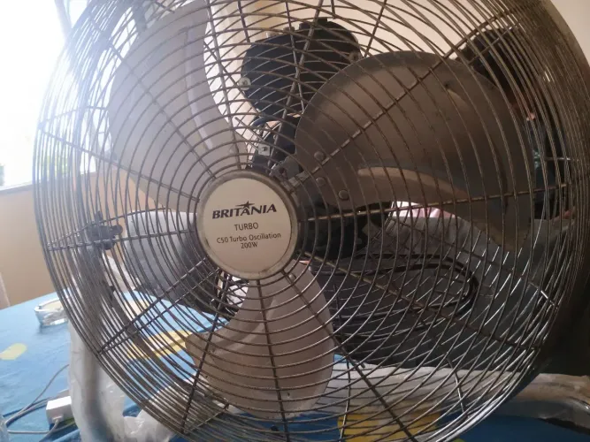 Ventilador com defeito