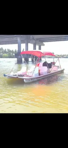 8.700 ,Jangada registrada na marinha com motor zero na caixa 7.hp e capota marítima zera