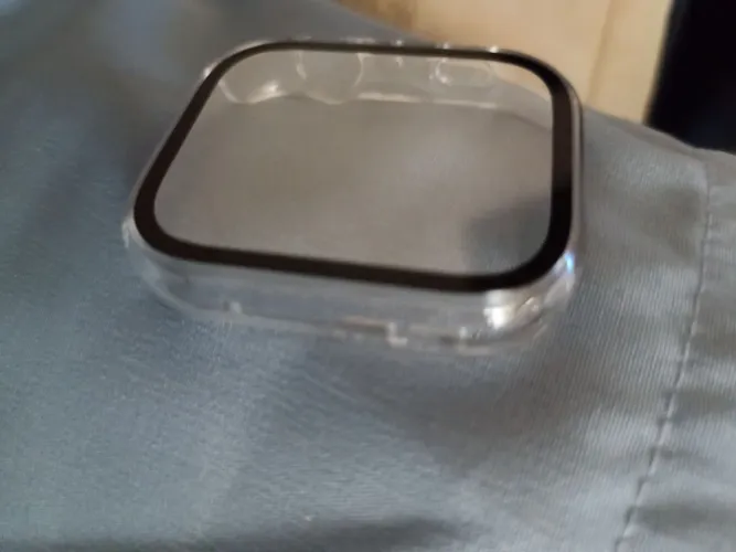 Capa acrílica pra Huawei Watch Fit 5 com película protetora