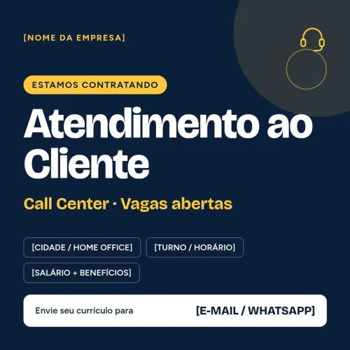 Venha fazer parte do nosso time!