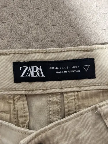Calça Chino Zara Bege - Tamanho 40