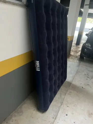 Colchão inflável casal com bomba excelente oportunidade 