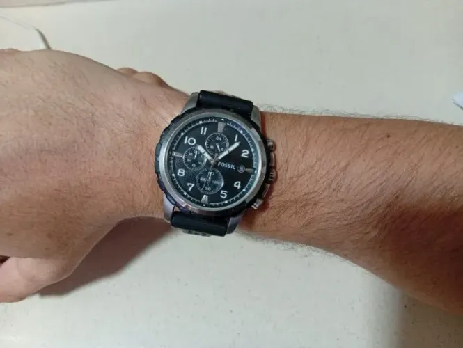 Relógio Masculino Fossil Analógico Cronógrafo - Novo