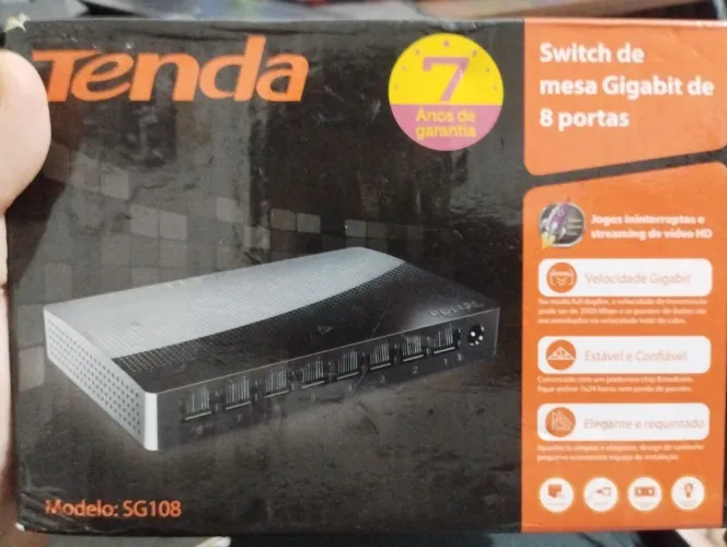 Switch Tenda SG108 / 8 Portas Gigabit