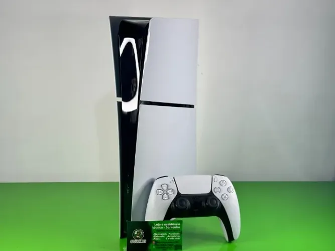 PLAYSTATION 5 SLIM - 1TERA 4K - MIDIA DIGITAL - ESTADO DE NOVO