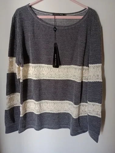 Blusa Ebony Daniele Mabe Tam M (Grande) Novo com Etiqueta 150,00 reais