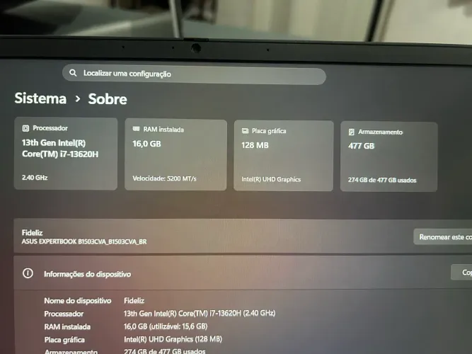 Notebook asus 