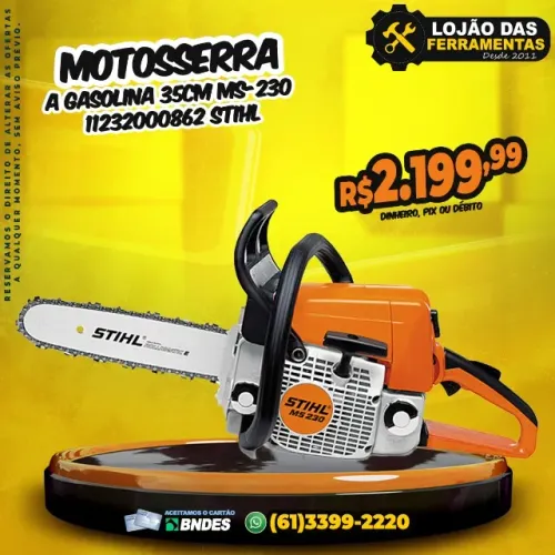 Motosserra a Gasolina 35CM MS-230 11232000862 Stihl