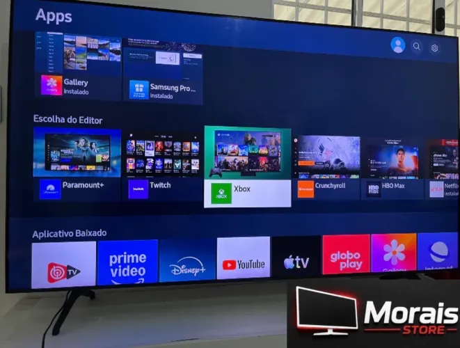 Smart 65? Samsung 4k crystal UHD Wi-Fi com Xbox integrado
