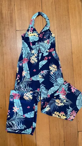 Macacão estampado - M/G