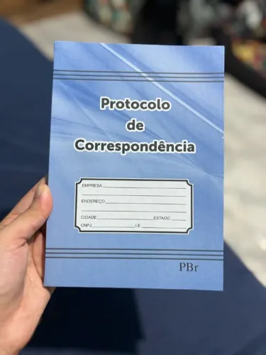 Caderno Protocolo De Correspondência Página Brasil