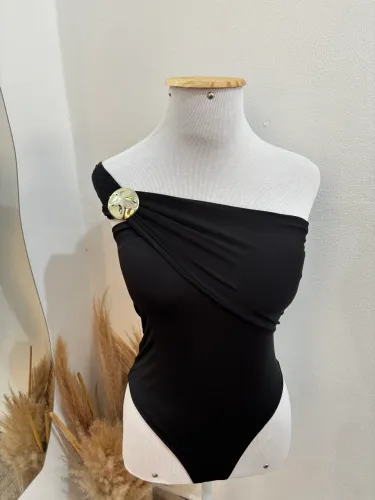 Body feminino preto