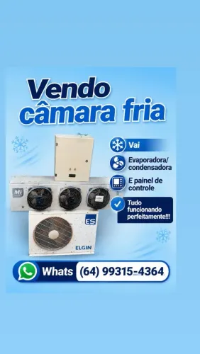 Vendo equipamentos para se montar uma câmara fria