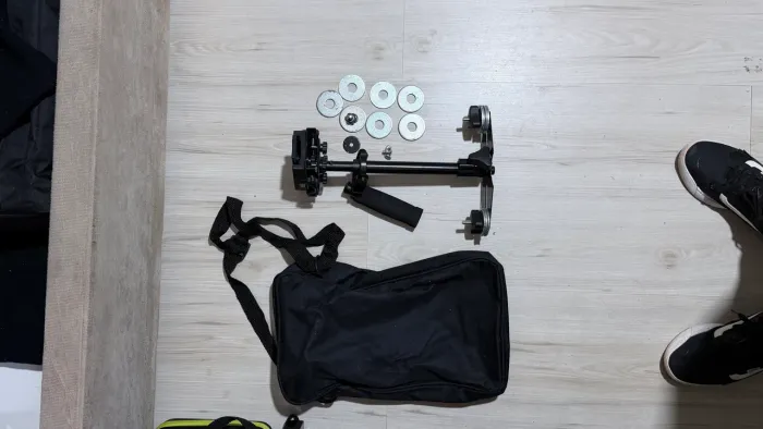 ? Estabilizador Mecânico para Câmera DSLR + Bolsa