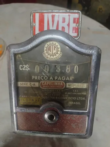 Taxímetro capelinha anos 80