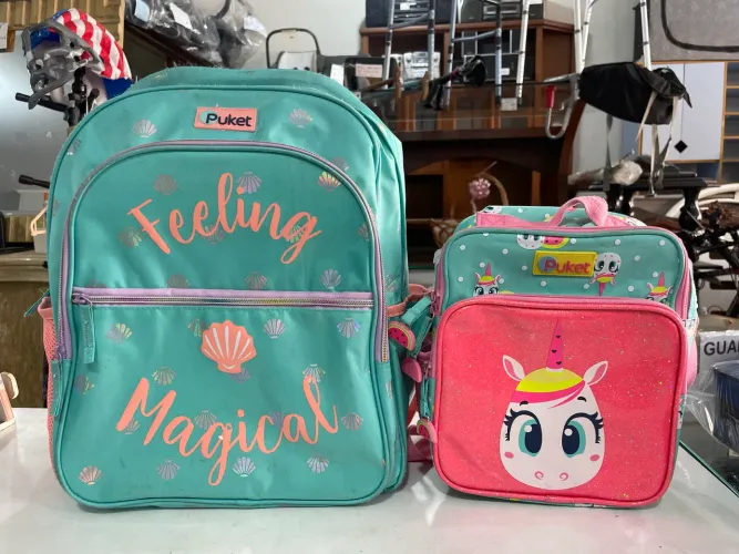 Kit Mochila e Lancheira Puket