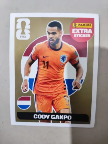 FIGURINHA LEGEND OURO PANINI FIFA 26 CODY GAKPO