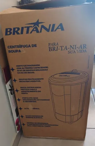 Centrífuga de Roupas 15kg Britânia BCR15B