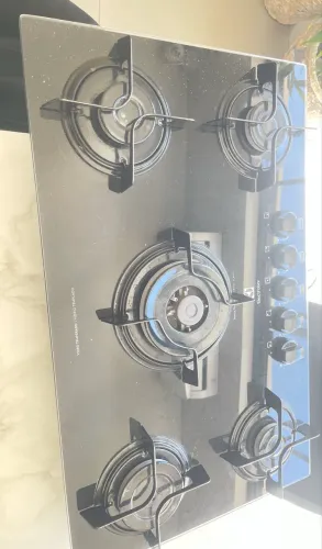Fogão cooktop 5 bocas