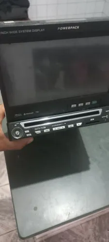 DVD automotivo retrátil, touch-screen para conserto
