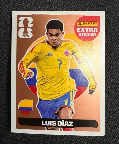 FIGURINHA LEGENDS 2026 - BRONZE - LUIS DIAZ