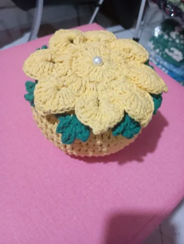 Peso para porta de crochê 