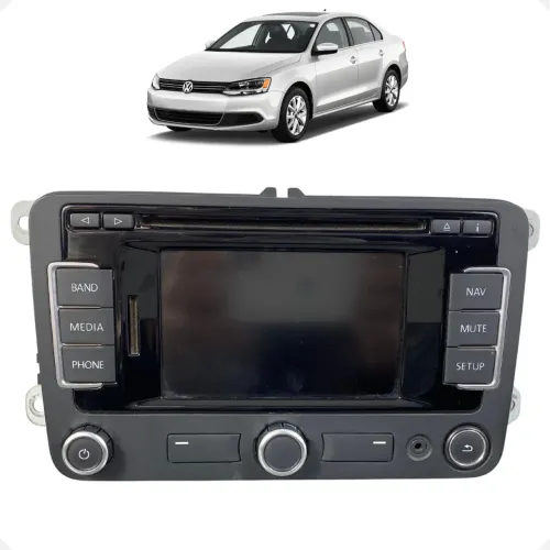 Multimídia Rádio CD Player VW Jetta TSI 2011 a 2018