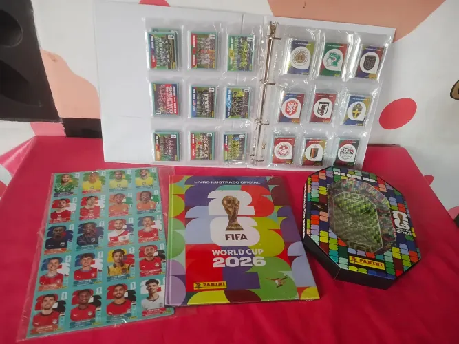 Álbum 2026 completo pra colar