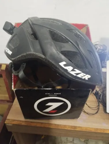 capacete lazer seminovo , quase sem uso