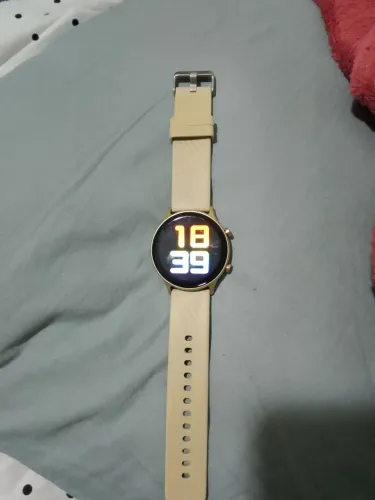 Relógio Smartwatch Redondo Unissex Bazik Prime a prova de água.
