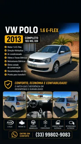Volkswagen Polo 1.6 Mi/s.ouro 1.6 MI Tot.flex 8V 5P 2013
