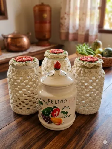 Potes de armazenamento de alimentos