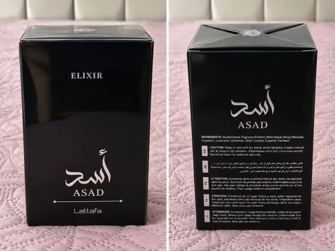Perfume asad elixir lattafa