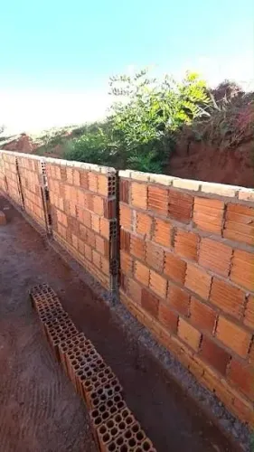 Levantei de parede bloco cerâmica por M2 mão de obra