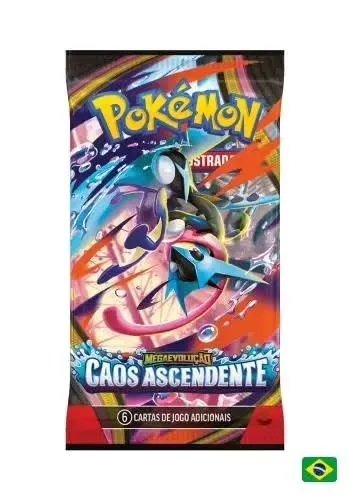 8 pacotinhos pokémon tcg (caos ascendente)