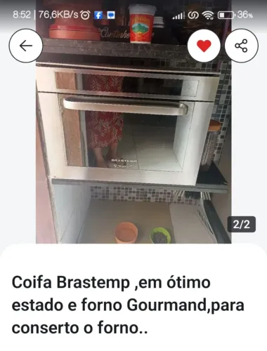 Forno elétrico e microondas Gourmand.