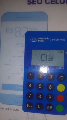 Maquininha de cartão Mercado Pago de inserir ou aproximar