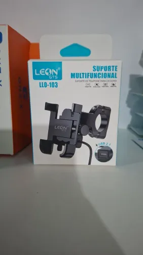 Suporte de celular para moto com carregador USB