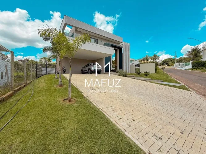 Casa em condomínio à venda, 6 quartos, 4 suítes, 6 vagas, Condomínio Encanto da Lagoa - La