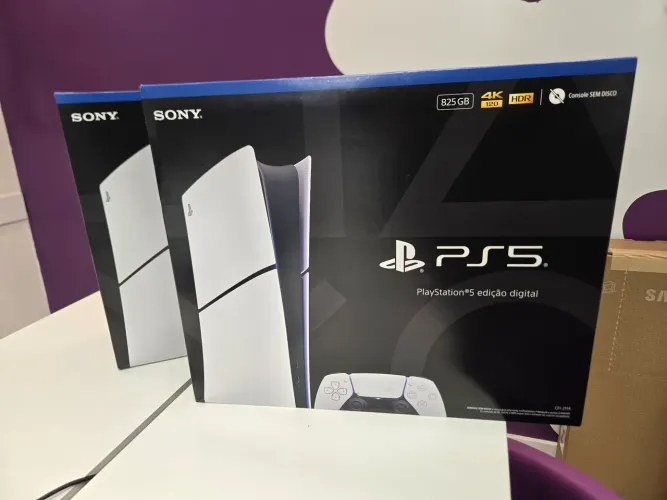 PS5 slim EDIÇÃO DIGITAL LACRADO COM NITA FISCAL