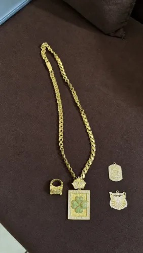 Kit corrente de moeda antiga