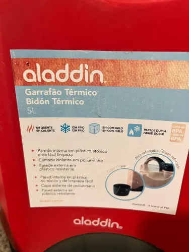 Lote com 4 unidades de garrafas térmicas 