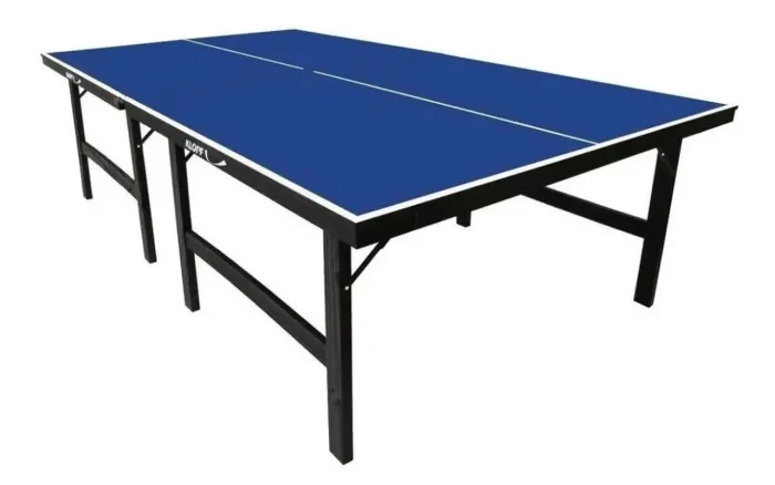 Mesa de Tênis de Mesa Klopf 1001 Azul Dobrável MDP 15mm