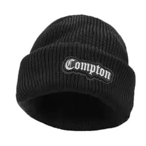 Gorro duplo E-Stars Compton preto com vira Tamanho Único