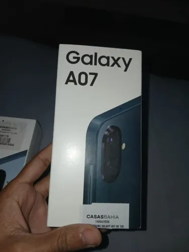 Samsung A07 Novo na caixa 