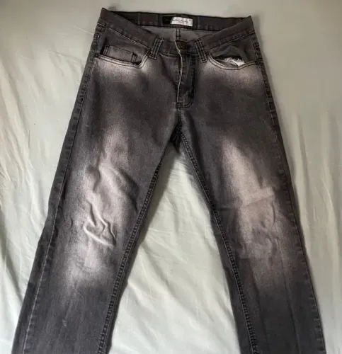 Calças Jeans nº 38 - Preta e Azul