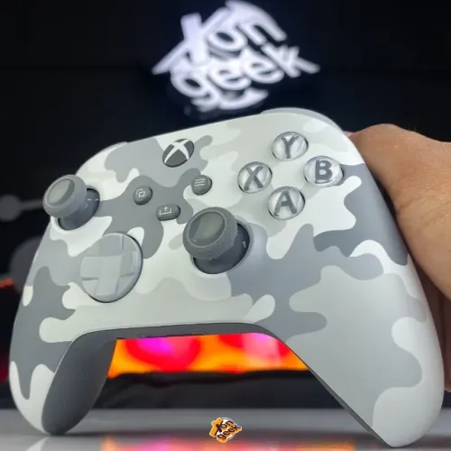 Controle Xbox Arctic Camo | Lacrado com Garantia | Jogue em Alto Nivel - ORIGINAL