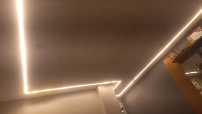 Instalação forro em drywall e led