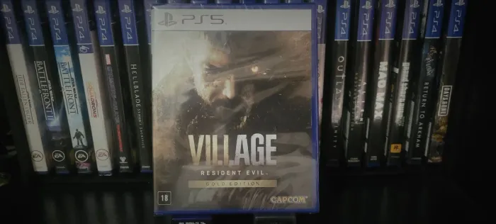 Jogo PS5 Resident Evil Village Gold Edition Lacrado!